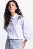 JANSEN Amsterdam Gestreepte Blouse Parisa SS26 Lichtblauw