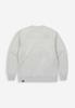 Butcher of Blue, sweater met 'Butcher' patch, grijs