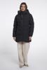 Rino & Pelle, puffed jacket met afritsbare capuchon, zwart