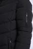 Rino & Pelle, puffed jacket met afritsbare capuchon, zwart