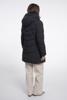 Rino & Pelle, puffed jacket met afritsbare capuchon, zwart