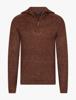 Cavallaro Napoli Corsico Half Zip Trui Bruin 118265028