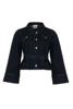 Freebird  Lavera Raw Stretch Blouse Indigo Blue