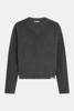 Penn & Ink, trui V-neck, antraciet