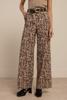 Studio Anneloes Lexie block trousers 13507 Latte-Dark Blue