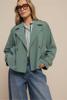 Studio Anneloes Cato bonded trenchcoat 13541 Dark Sage Green