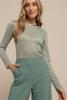 Studio Anneloes Roxy lurex plisse top 13558 Light Sage Green