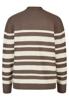 Rabe Gestreepte Trui Taupe 57-123645