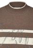 Rabe Gestreepte Trui Taupe 57-123645