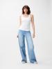 Catwalk Junkie, 2402010001 Scoop neck rib singlet, 201 off white
