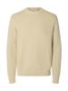Selected Homme Trui met ronde hals 16092599 Ecru