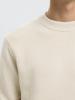 Selected Homme Trui met ronde hals 16092599 Ecru