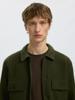 Selected Homme Wol Overshirt 16098580 Bruin