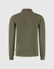 Saint Steve, trui mockneck met knoopsluiting, groen