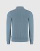 Saint Steve, trui mockneck met knoopsluiting, lichtblauw