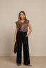 Studio Anneloes Leone leopard vneck top