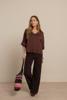 Studio Anneloes Madison satin top 13947 Chestnut