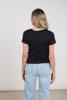Nukus Top Tirza | Black/Gold
