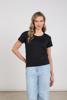 Nukus Top Tirza | Black/Gold
