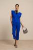 Studio Anneloes Leona vneck top 13815 Electric Blue