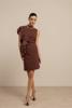 Studio Anneloes jurk Faya rood-bruin