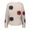 Geisha, trui met bloemen, zand