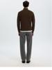 Selected Homme Trui met rits  16092601 Bruin