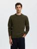Selected Homme Trui met ronde hals 16092599 Forest Night