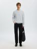 Selected Homme Dikkere Trui Bio--Katoen 16092599 Light Grey Melange