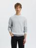 Selected Homme Dikkere Trui Bio--Katoen 16092599 Light Grey Melange