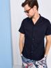 Desoto Casual Lido shirt 53533-3 Donkerblauw