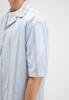 Butcher of Blue, blouse korte mouw streep, blauw