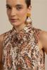 Studio Anneloes Kimmy feather blouse 13866 Multi Color
