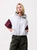 Catwalk Junkie, hooded mouwloze sweater, lichtgrijs melange