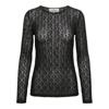 &Co Woman Tris Kanten Top Zwart TO390