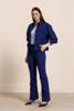 Studio Anneloes Flair bonded trousers 14074 Ink Blue