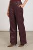 Nukus Broek Jill PU | Cherry