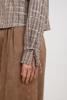 Nukus Blouse Bailey Check | Sand/Rose