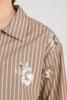 Nukus Blouse Newport Stripe | Taupe