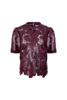 Nukus Top Nicole Flower PU | Cherry