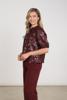 Nukus Top Nicole Flower PU | Cherry