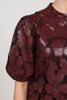 Nukus Top Nicole Flower PU | Cherry