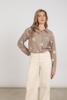 Nukus Blouse Newport Stripe | Taupe
