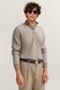 Bugatti Beige Katoenmix Half-zip Sweater 8550-15141E