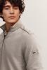 Bugatti Beige Katoenmix Half-zip Sweater 8550-15141E