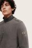 Bugatti Half-Zip Sweater Grijs 8550-15141E