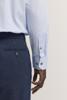 Bugatti Modern Fit Overhemd Lichtblauw Gestreept 9350-18507E