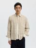 Selected Homme Geruit Overhemd 16098419 Beige