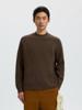 Selected Homme Wollen Trui 16101885 Bruin