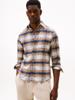 Tommy Hilfiger Overhemd met tartanruit MW0MW404730L0 Safari Canvas